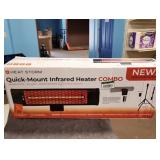 Quick-Mount Infrared Heater Combo 