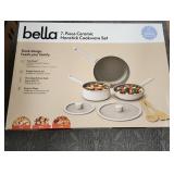 Bella 7-Piece Ceramic Nonstick Cookware Set