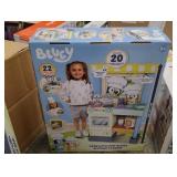 Bluey cook with chef bluey kitchen playset