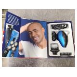 Barbasol LCD Display Rechargeable Head Shaver Set