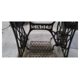 Singer Sewing Machine Treadle with Table Top