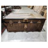 Military Foot Locker Trunk (handles on sides are broken)