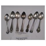  Sterling Vintage collector Spoon - 7 Spoons