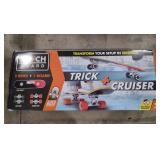 Swich Board Trick + Cruiser Skateboard