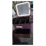 Metal cosmetics carrier