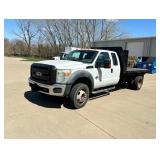 2011 Ford F-450 Flatbed Truck with 6.7 Powerstroke Engine
