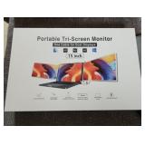 Portable Tri-Screen Monitor