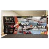 Swich Board Trick + Cruiser Skateboard