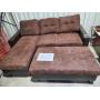 Couch with chase lounge and ottoman