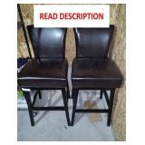 2 swivel bar stool chairs