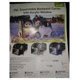 Pet Expandable Backpack Carrier, Acrylic Window