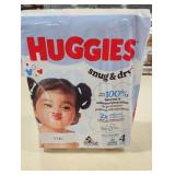 Huggies snug and dry diapers size 4, 31 ct.