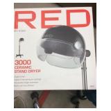 RED by Kiss 3000 Ceramic Stand Hood Dryer