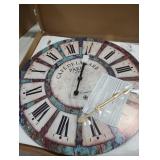 24 Inch Vintage Wall Clock