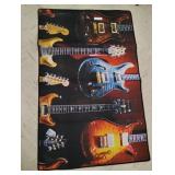 Americana Guitar Music Instrument 3D Carpet