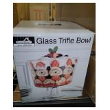 Glass trifle bowl