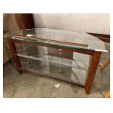 Glass & Wood TV Stand