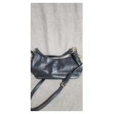 Michael Kors Black Pebbled Leather Hobo Handbag Crossbody