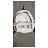 Coach Mini Court Backpack With Rainbow Coach