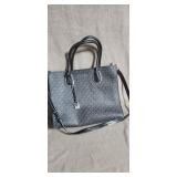 Michael Kors Mercer Studio Large Convertible Black Pewter Tote
