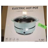 Hot Pot Electric with Burner, 5.3QT