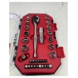 Husky 35pc 3/8in Pass-Through Ratchet Set