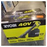 RYOBI 40V Vac Attack Cordless Battery Leaf Vacuum