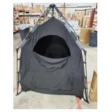 Blackout canopy for crib