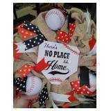 Baseball Wreath