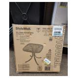 18 in. Mix and Match Square Steel Outdoor Patio Side Table