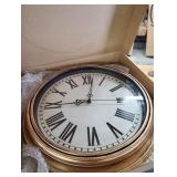 Plumeet Extra Large Retro Wall Clock, 16