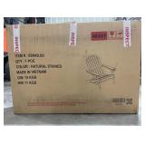 Natural stained Adirondack chair