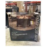 Quadripod 26 in. Round Fire Pit
