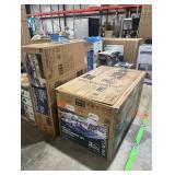 Hampton Bay Laurel Oaks 7-Piece Dark Brown Steel Outdoor Patio Dining Set