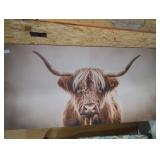 Large Highland Cow Wall Art