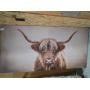 Large Highland Cow Wall Art