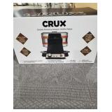 CRUX Double-Rotating Waffle Maker 