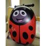 Ladybug Kids Scooter Suitcase