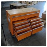 46 in. W x 18 in. D 9-Drawer Gloss Orange Tool Chest