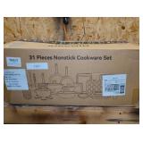 31 Piece Nonstick Cookware Set