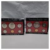 2 sets 1977 United States Proof Sets