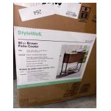 StyleWell 80qt. Brown patio cooler