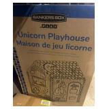 Unicorn Cardboard Playhouse