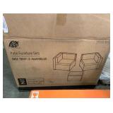 7-Piece Wicker Patio Conversation Sectional Seating