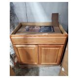 Hampton 36 in. W x 24 in. D x 34.5 in. H Assembled Base Cabinet