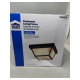 Project Source Wayman 2-Light 10.37-in Matte Black