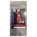 Lebron James 2003 UD Superstars #LBJ2 Rookie Year Insert