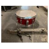Red Glitter Drum w/ Stand