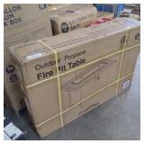 Outdoor Propane fire pit table