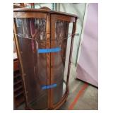 Hutch with 3 Glass Shelves and Light